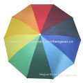 Folding Umbrellas, 3 folds, made of Rainbow PolyesterNew